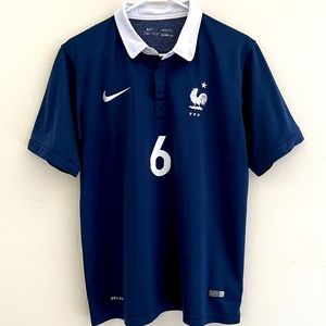 2010 France Nike Soccer Fan Version Jersey - Cabaye # 10 in Size Large!